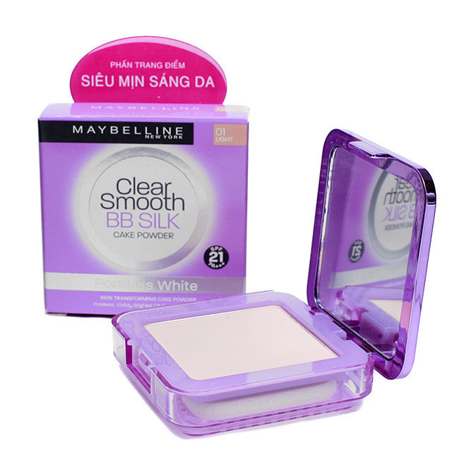 Phấn trang điểm - phấn phủ Maybelline siêu mịn che khuyết điểm Maybelline