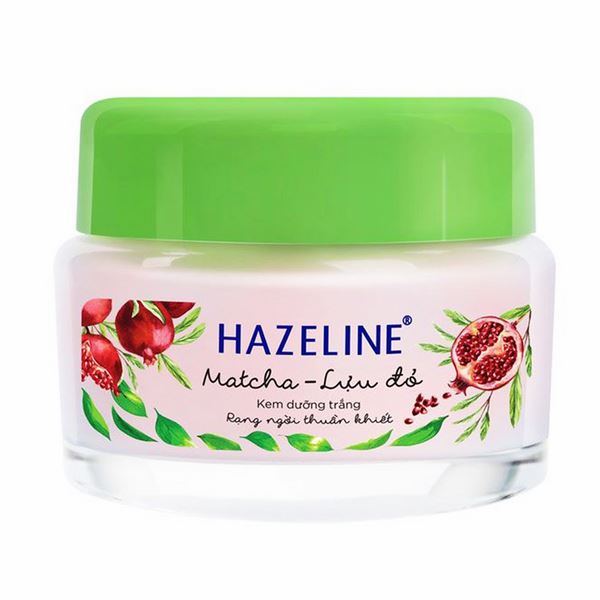 Kem dưỡng trắng da Hazeline lựu đỏ và matcha